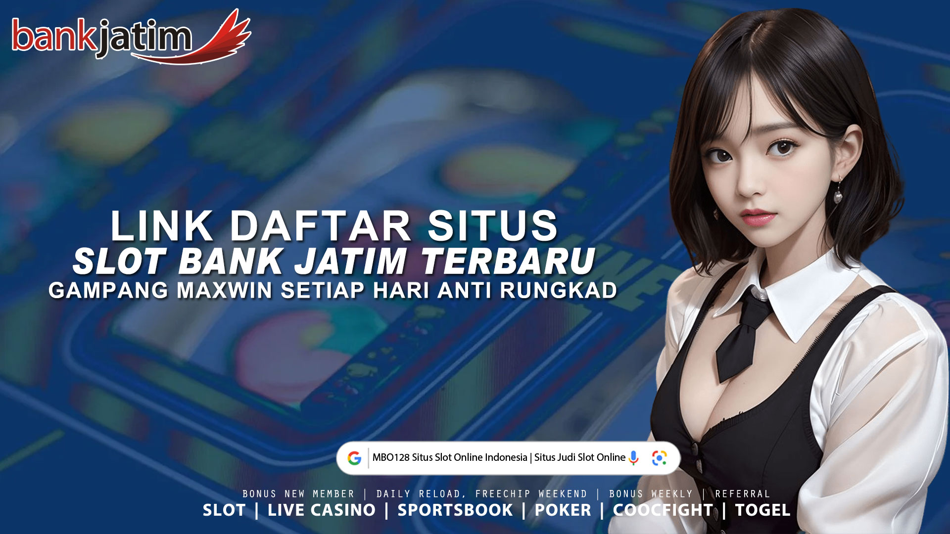 MBO128: Daftar Slot Joker123 Bank Jatim Terpercaya dan Terlengkap