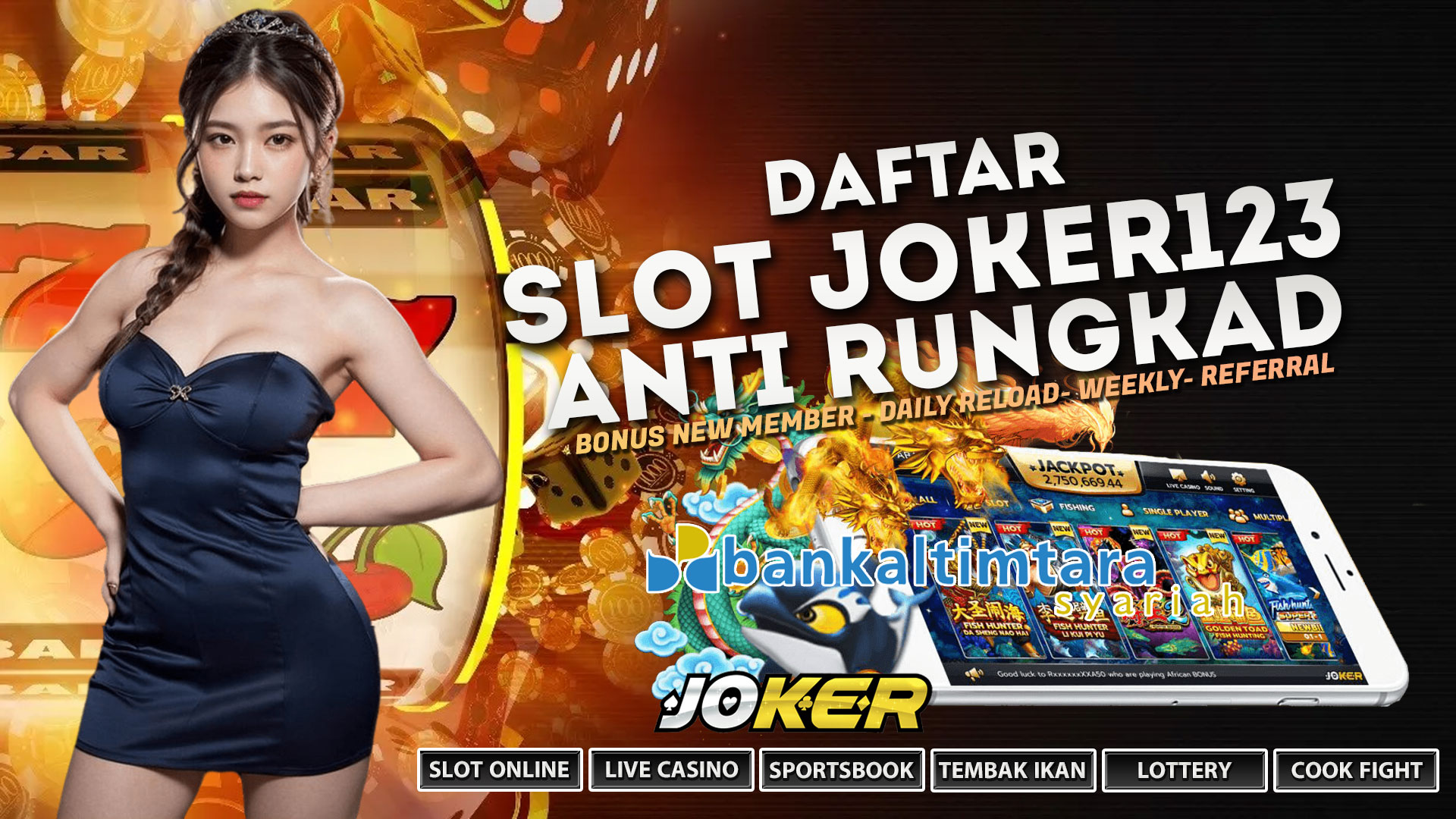 Daftar Slot Joker123 Bank Kaltim Syariah