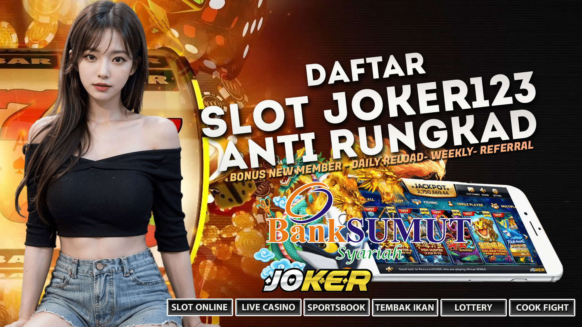 Daftar Slot Joker123 Bank Sumut Syariah