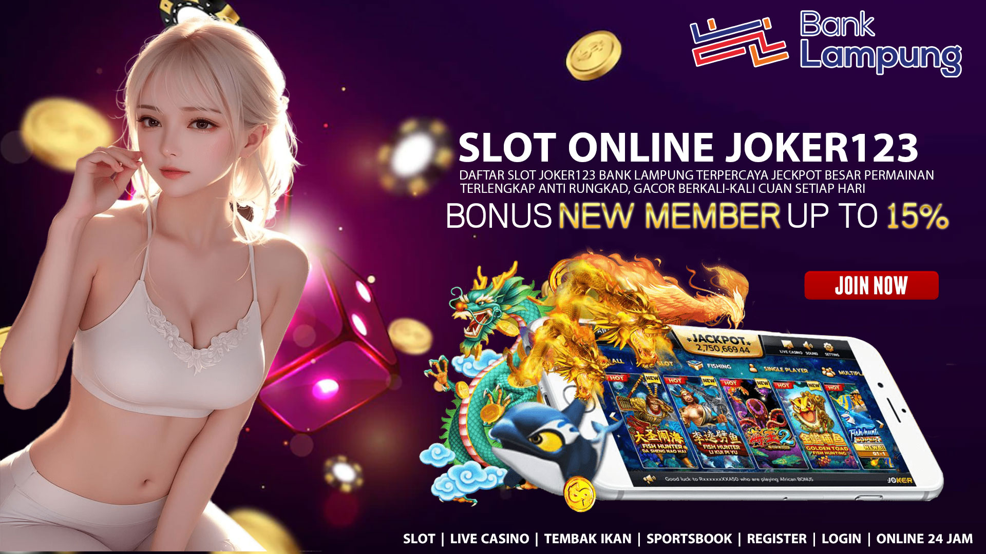 Daftar-Slot-Joker123-Bank-Lampung