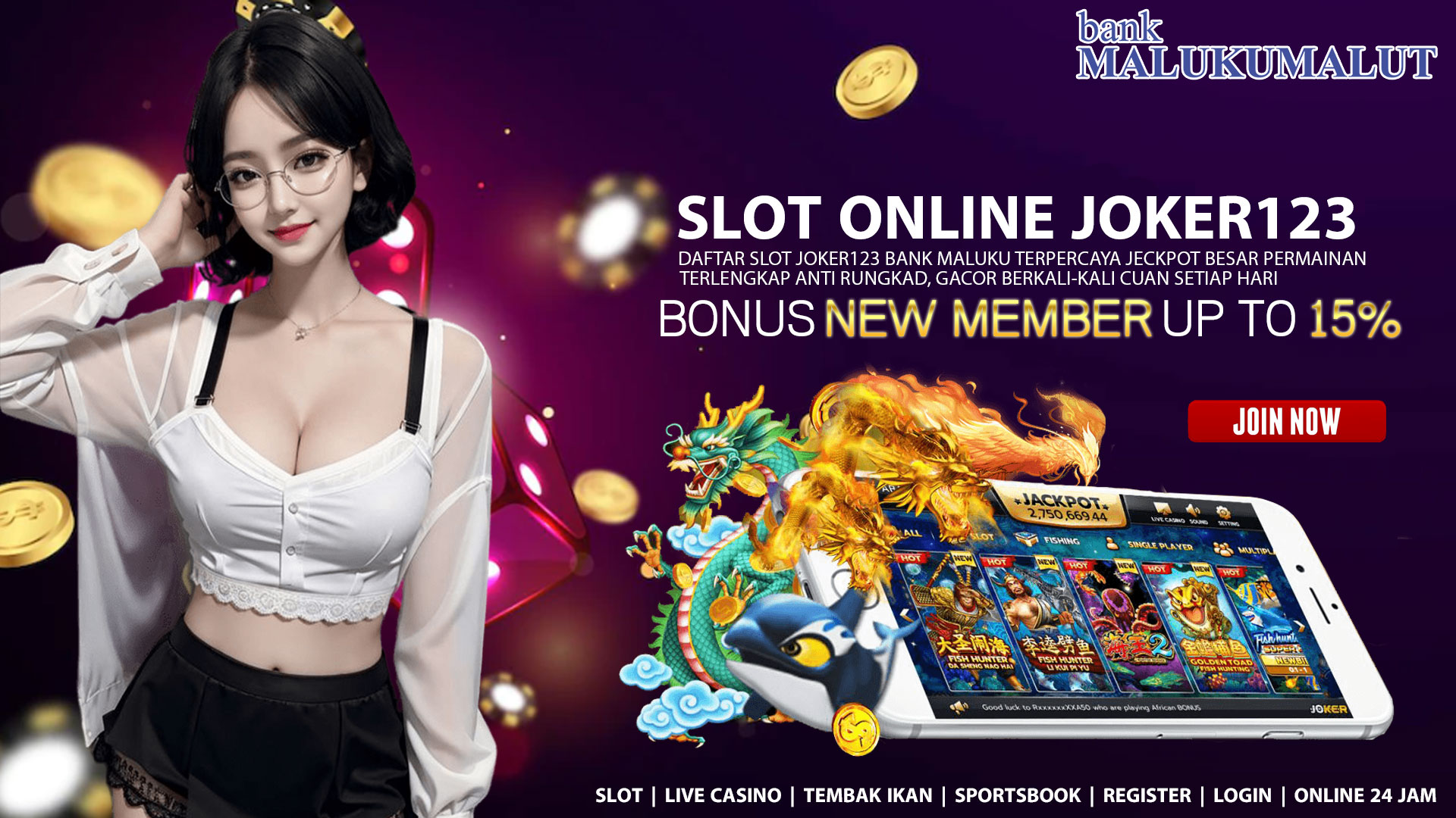 Daftar Slot Joker123 Bank Maluku