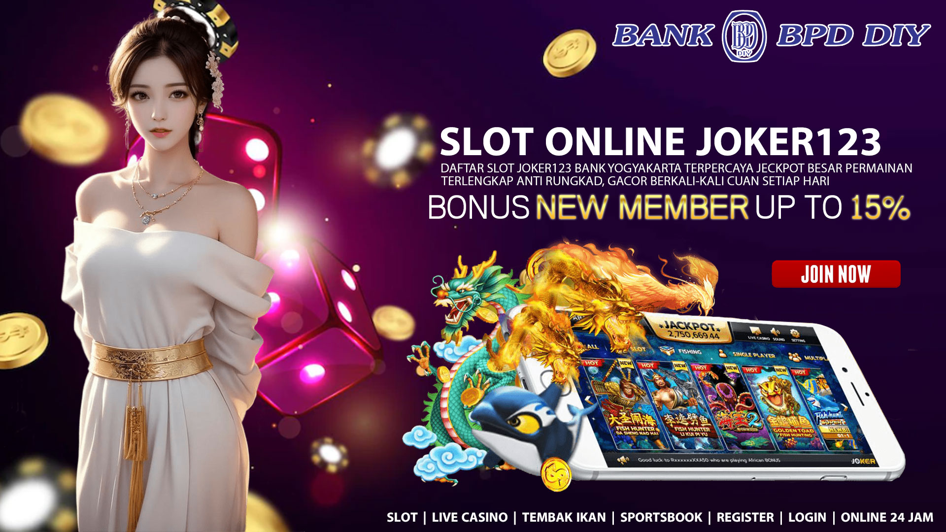 Daftar Slot Joker123 Bank Yogyakarta