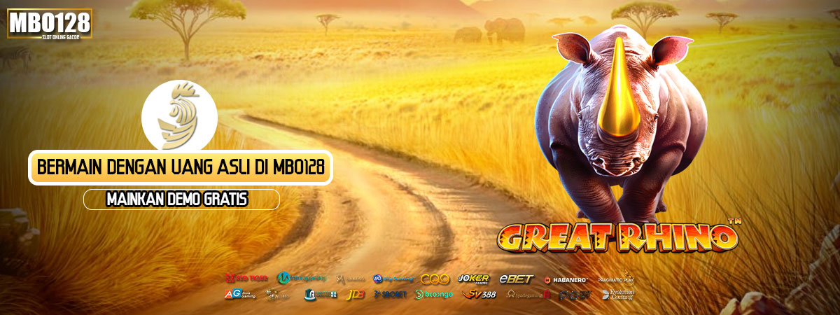 MBO128 Main Slot Gacor Great Rhino Pragmatic Play Gratis